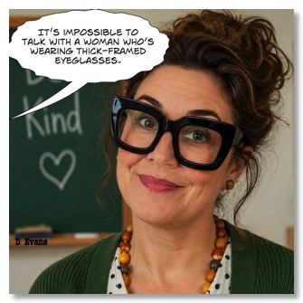 ***thick glasses