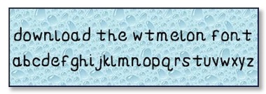 wtmelon font